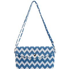 Chevron Pattern Gifts Removable Strap Clutch Bag by GardenOfOphir