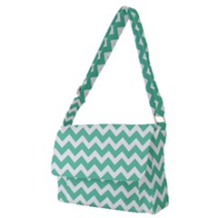 Chevron Pattern Giftt Full Print Messenger Bag (m) by GardenOfOphir