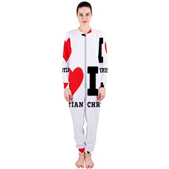 I Love Christian Onepiece Jumpsuit (ladies) by ilovewhateva