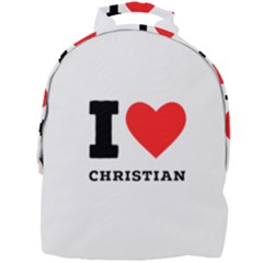 I Love Christian Mini Full Print Backpack by ilovewhateva