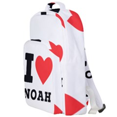 I Love Noah Double Compartment Backpack by ilovewhateva