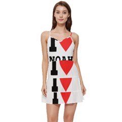 I Love Noah Short Frill Dress by ilovewhateva