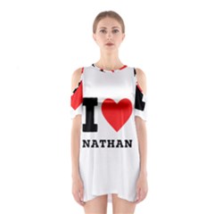 I Love Nathan Shoulder Cutout One Piece Dress by ilovewhateva