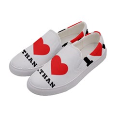 I Love Nathan Women s Canvas Slip Ons by ilovewhateva