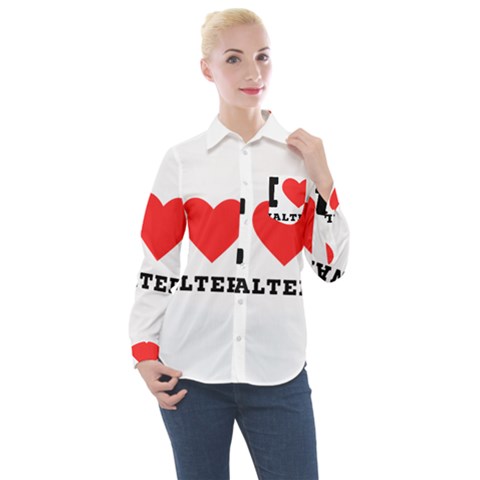 I Love Walter Women s Long Sleeve Pocket Shirt by ilovewhateva