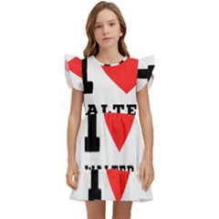 I Love Walter Kids  Winged Sleeve Dress by ilovewhateva