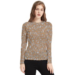 Leaves-013 Women s Long Sleeve Rash Guard by nateshop