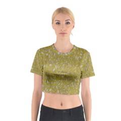 Leaves-014 Cotton Crop Top by nateshop