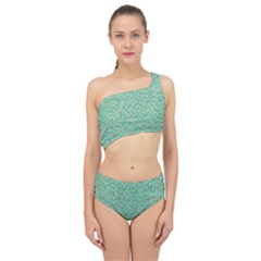 Leaves-015 Spliced Up Two Piece Swimsuit