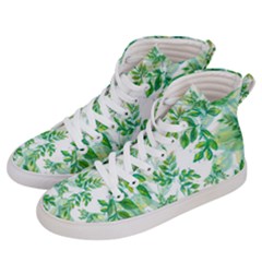 Leaves-37 Men s Hi-top Skate Sneakers