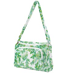 Leaves-37 Front Pocket Crossbody Bag by nateshop