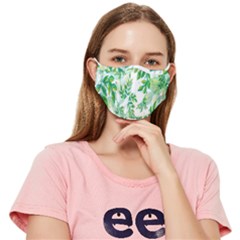 Leaves-37 Fitted Cloth Face Mask (adult) by nateshop