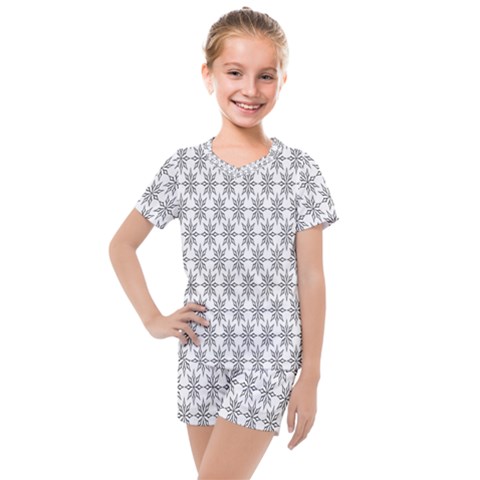 Ornamental 01 Kids  Mesh Tee And Shorts Set by nateshop