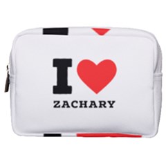 I Love Zachary Make Up Pouch (medium) by ilovewhateva
