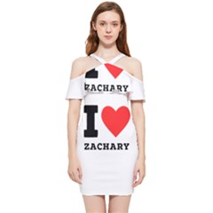 I Love Zachary Shoulder Frill Bodycon Summer Dress by ilovewhateva