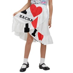 I Love Zachary Kids  Ruffle Flared Wrap Midi Skirt by ilovewhateva