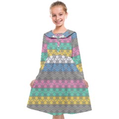 Ornamental 02 Kids  Midi Sailor Dress by nateshop