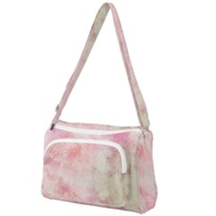 Pink-010 Front Pocket Crossbody Bag by nateshop