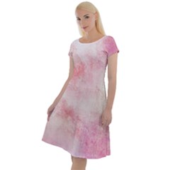 Pink-010 Classic Short Sleeve Dress
