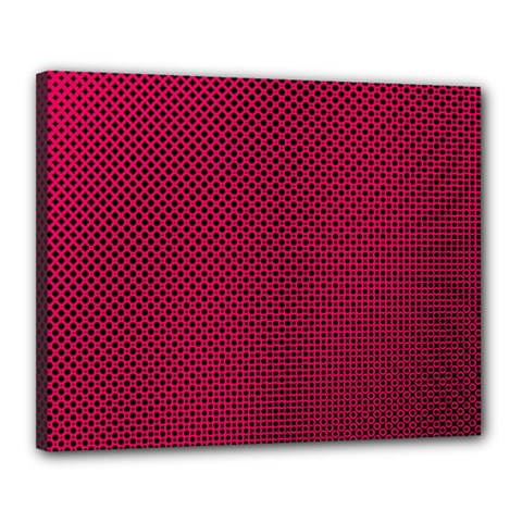 Red Canvas 20  X 16  (stretched) by nateshop