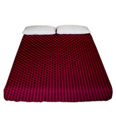 Red Fitted Sheet (king Size) by nateshop