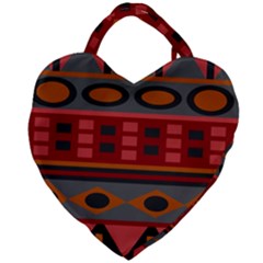 Red-011 Giant Heart Shaped Tote by nateshop