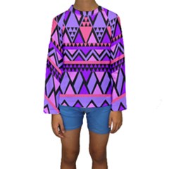 Seamless-101 Kids  Long Sleeve Swimwear by nateshop