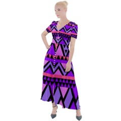 Seamless-101 Button Up Short Sleeve Maxi Dress