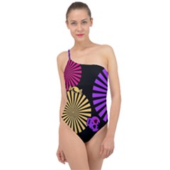 Seamless-102 Classic One Shoulder Swimsuit