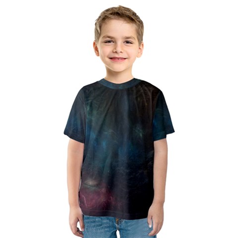 Space-02 Kids  Sport Mesh Tee by nateshop