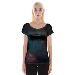 Space-02 Cap Sleeve Top by nateshop