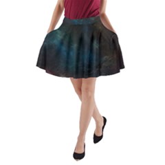 Space-02 A-line Pocket Skirt by nateshop