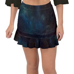 Space-02 Fishtail Mini Chiffon Skirt by nateshop