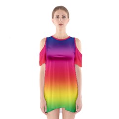 Spectrum Shoulder Cutout One Piece Dress by nateshop