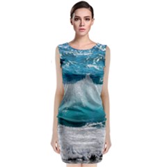 Waves Classic Sleeveless Midi Dress by nateshop