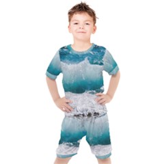 Waves Kids  Tee And Shorts Set by nateshop