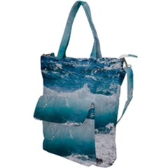 Waves Shoulder Tote Bag by nateshop