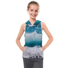 Waves Kids  Sleeveless Hoodie by nateshop