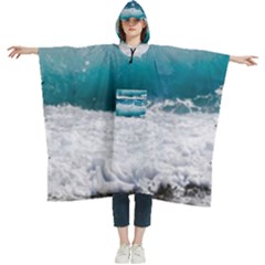 Waves Women s Hooded Rain Ponchos by nateshop