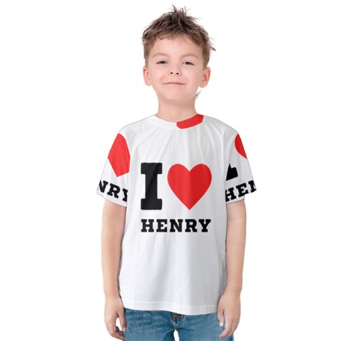 I Love Henry Kids  Cotton Tee by ilovewhateva