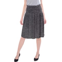 Texture-jeans Midi Beach Skirt by nateshop