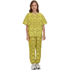 Tile Kids  Tee And Pants Sports Set by nateshop