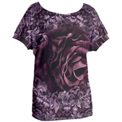 Rose Mandala Women s Oversized Tee