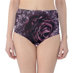 Rose Mandala Classic High-Waist Bikini Bottoms