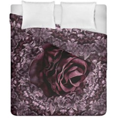 Rose Mandala Duvet Cover Double Side (California King Size)