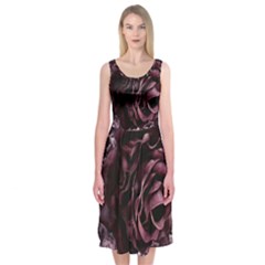 Rose Mandala Midi Sleeveless Dress