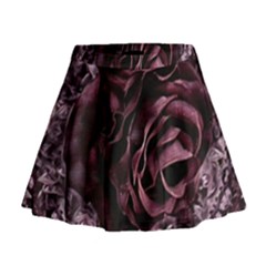 Rose Mandala Mini Flare Skirt