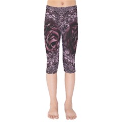 Rose Mandala Kids  Capri Leggings 