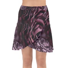 Rose Mandala Wrap Front Skirt