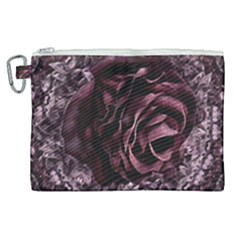 Rose Mandala Canvas Cosmetic Bag (XL)